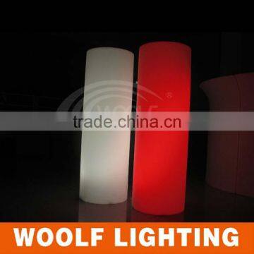 High Round Solar Powered Colorful LED Lighting Pillar photo-6