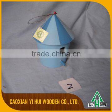 Cooperation Cheap Colorful Natural Wooden Bird House photo-2