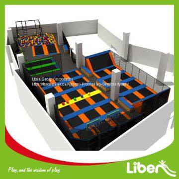 Customized Long Large Indoor Trampoline With Enclosure photo-2