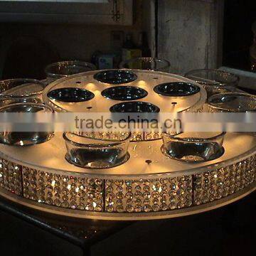acrylic rotating lazy susan