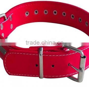 CY114 Wholesale PU Lady Dog Collar Comfort Leather Single Row Rivets Collar Alloy Spikes Gentle Rivet Dog Collar photo-5