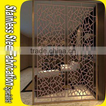 Hot Sale Laser Cut Stainless Steel Living Room Partition Design photo-4