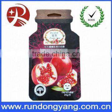 Customized vacuum facial mask packaging bag