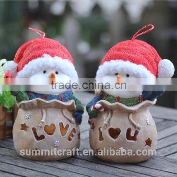 Christmas sacks Snowman with light christmas money gift ideas