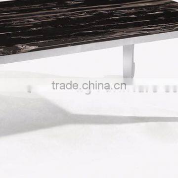 Hot Sale Coffee Table With Silver Stainless Steel Legs photo-6