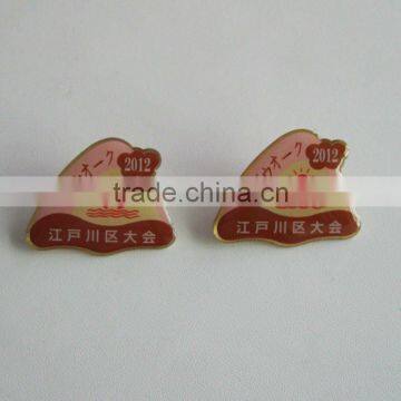 Eagle Shape Metal Badge With Epoxy Coating