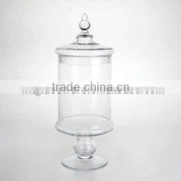 Mintao Custom High Quality Glass Storage Jar With Cork Top