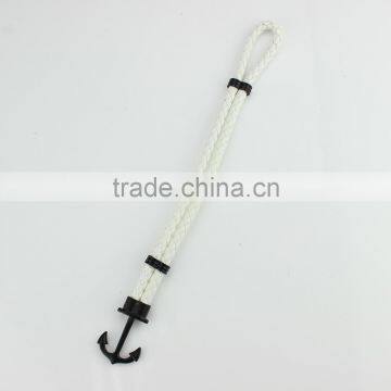 Hot Sale Mens PU Leather Bracelet Handmade Anchor Bracelet photo-2