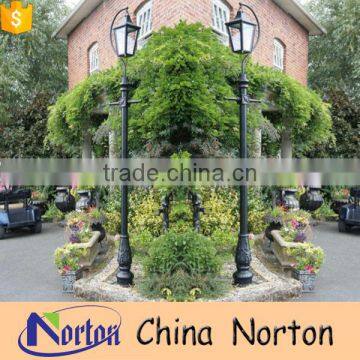 New design Swan neck lamp post pole iron NTILP-019Y