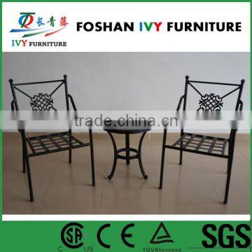 outdoor terrace aluminum table furniture coffee shop table and chairs