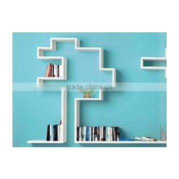 Facrory Supply Acrylic New Design Livingroom Bedroom Wall Bookshelf Modern Bookshelf photo-4