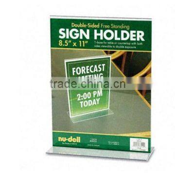 Factory Directly Custom Made 8.5 x 11 Acrylic Sign Holder photo-4