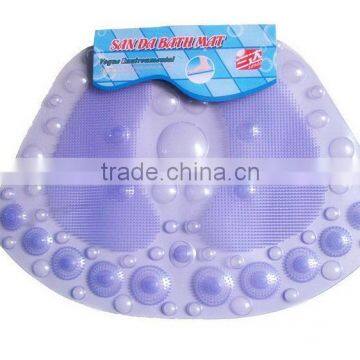 Yiwu low price anti bacteria anti-slip pvc rubber bath mat