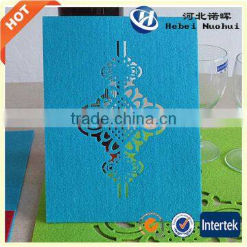 "Fu" Red Felt Placemats for Wedding ,coffe photo-3