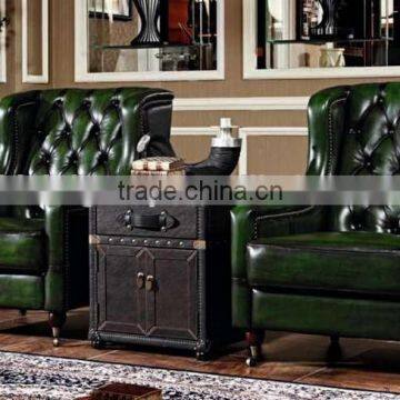 BISINI Sofa Furniture ,Green Color Office Waiting room leather sofa set, Reception Office sofa,Business furniture (BF08-0258)