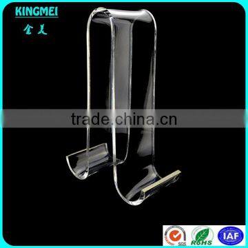 Gaming Headset Headphones Rack,Transparent Acrylic Headsets Holder Stand,Crystal Earphones Stand for PC photo-5