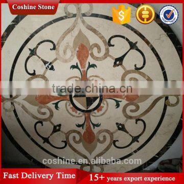 Nice quality waterjet marble pattern floor tile