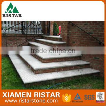 Flamed outdoor natural granite stone stairs