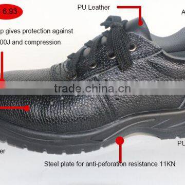 Buffalo Leather Hot sale Waterproof high quality safety shoes