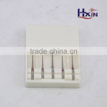 5pcs/set High Speed Electroplated diamond polishing bur for teeth / Mini Diamond dental drill