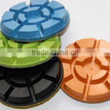 Diamond flexible floor polishing pad