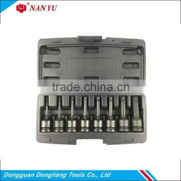 6pcs Metric 1/2Driver Torx Bit Air Impact Socket Set T20-T60