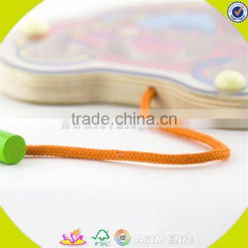 Wholesale Colorful Baby Wooden Maze Toy High Quality Kids Wooden Cart Maze Toy Hottest Wooden Drag Cart Maze Toy W11H014 photo-4