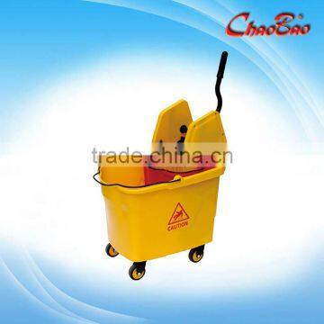 Down-pree double mop wringer trolley