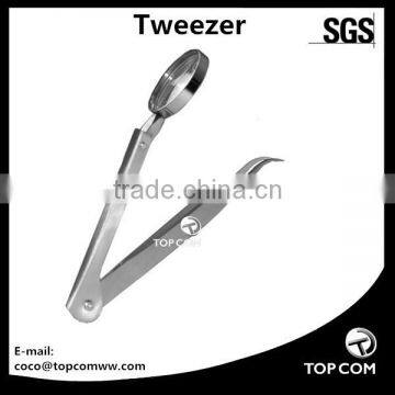 Tweezers with LED & Magnifier Tweezers