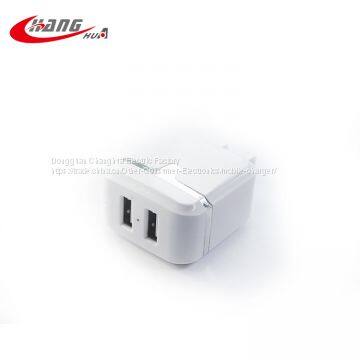 Output 5V 2.1A 2 USB port charger adapter for mobile phone