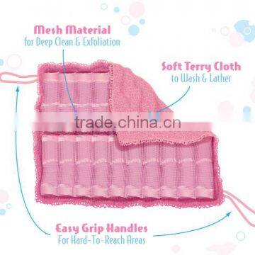 Convenient Double-sided Towel Bath Towel All-in-1 Full Body Wash Colth photo-2