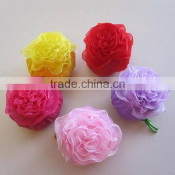 Nylon Reusable Rose Foldable Folding Shopping Tote Eco Bag Gift Wedding Favor photo-5