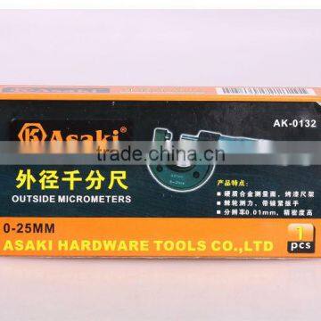 AK-0132 0-25mm Promotion New Type Outside Micrometers Made in China photo-4