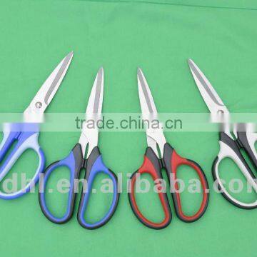 colorful plastic handle household scissors