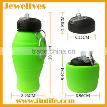Mordern Design BPA Free Silicone Folding Sports Water Bottle photo-4