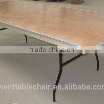 Hot Sales Qualitied Plywood Round Banquet Folding Table Dining Table photo-3