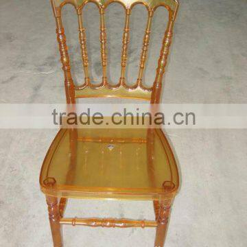 colorful banquet resin napoleon chair PP chair