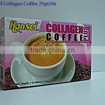 Honsei Instant Collagen Coffee mix