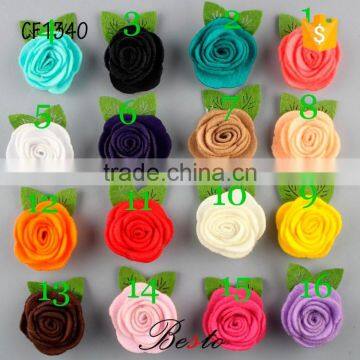 CF1340 new style handmade fabric flower for the children