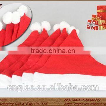 High quality christmas decorated santa hat