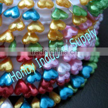 fancy design of pearl heart straight pin