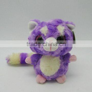 purple and white long plush fur eagle stuffed toys