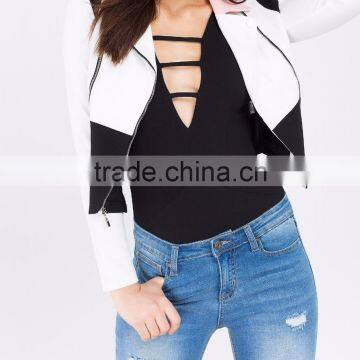 2016 Hot Sale Wholesale Life Bomber Types Fabric Material Jacket for Women photo-4