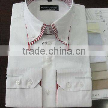 High double collar shirts for man Italian designs shirts mens dress shirt