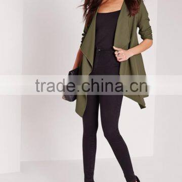 Outdoor Women Cheap Khaki Thin Outer Layer Waterfall Jacket photo-3