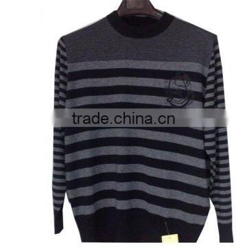 High Quality male sweaters knitted mens jumper O-neck 100% cashmere sweater men(BKNM008)