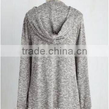 Plain Womens Zip Hoodie Fleece Sweatshirt Hoody Coat Jacket Top photo-6