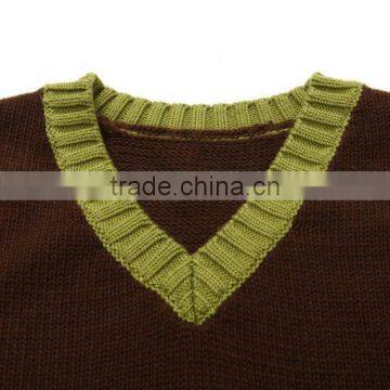 Kids Knit Vest Pattern Child Cashmere Sleeveless Sweater photo-2