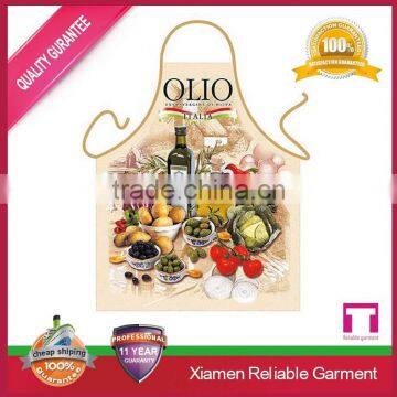 Hot sale custom housekeeping plastic apron