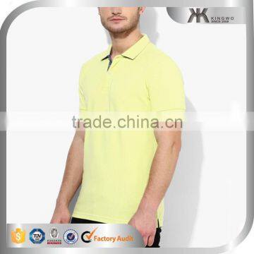 Solid Color Men Muscle Polo Shirt 100% Cotton Dri Fit Blank Polo T-shirts photo-3